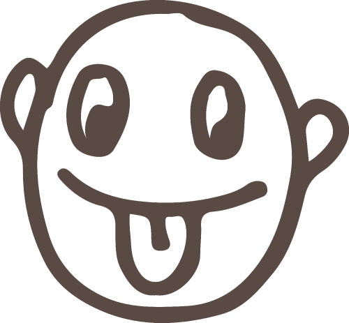 kid emotion icon sign design