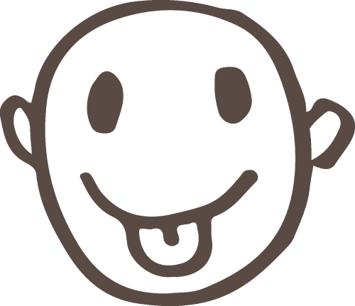 kid emotion icon sign design