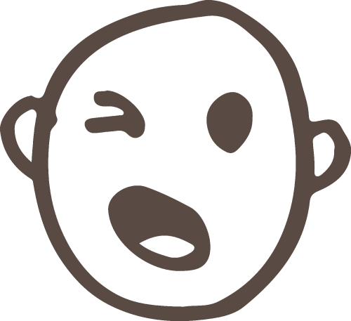 kid emotion icon sign design