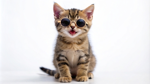 Kitten Smiling sunglasses 14mar24 (13)