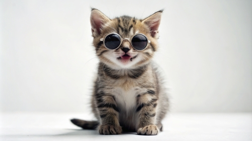 Kitten Smiling sunglasses 14mar24 (9)