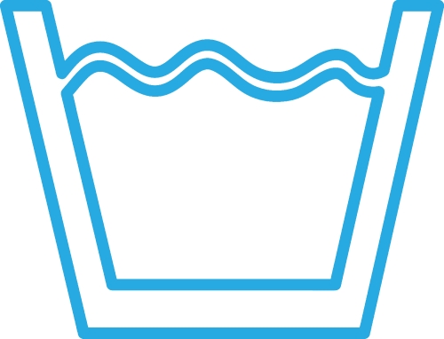 Laundry icon sign symbol design