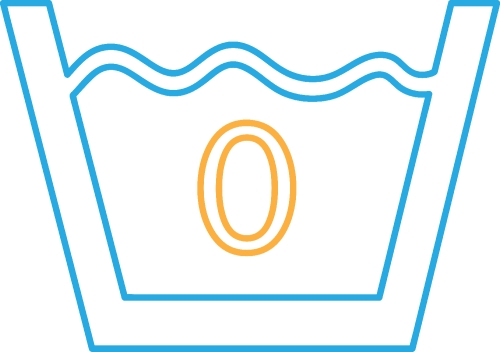 Laundry icon sign symbol design