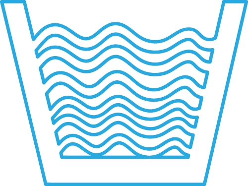 Laundry icon sign symbol design