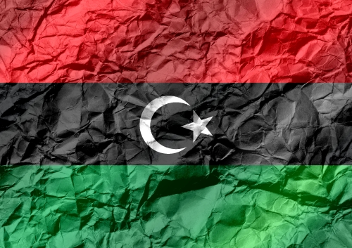 Libya flag themes idea design