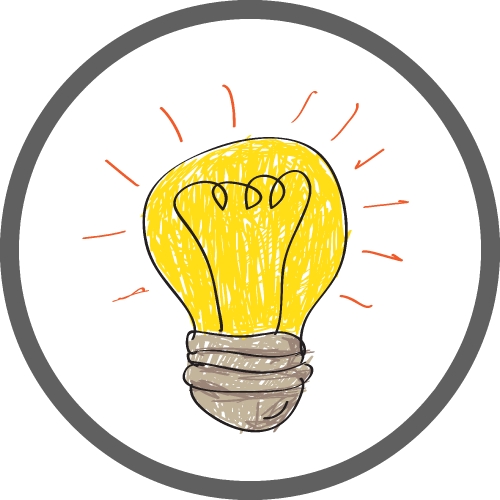 Light bulb icon sign symbol design