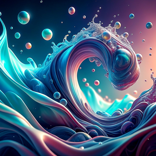 Liquid fluid background abstract wallpaper design