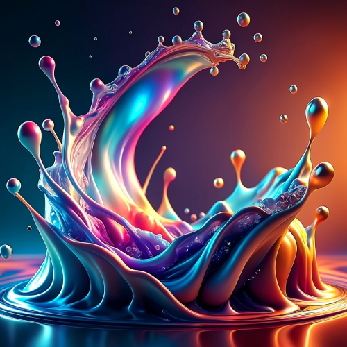 Liquid fluid background abstract wallpaper design