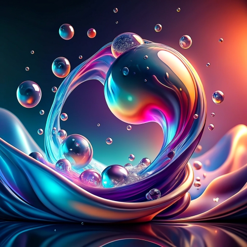 Liquid fluid background abstract wallpaper design