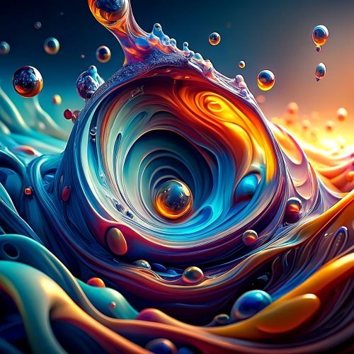 Liquid fluid background abstract wallpaper design