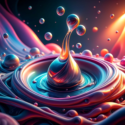 Liquid fluid background abstract wallpaper design