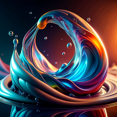 Liquid fluid background abstract wallpaper design