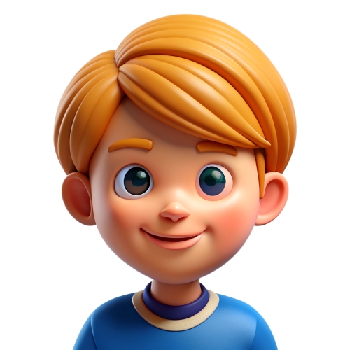 Little boy faces children avatar people icon character cartoon