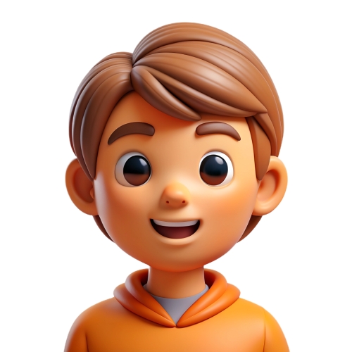 Little boy faces children avatar people icon character cartoon