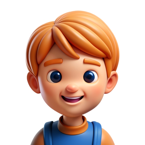 Little boy faces children avatar people icon character cartoon