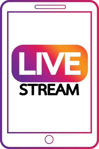 Live Streaming online sign