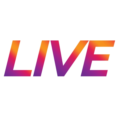 Live Streaming online sign vector design