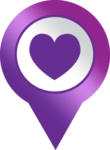 Location pin icon sign symbol design