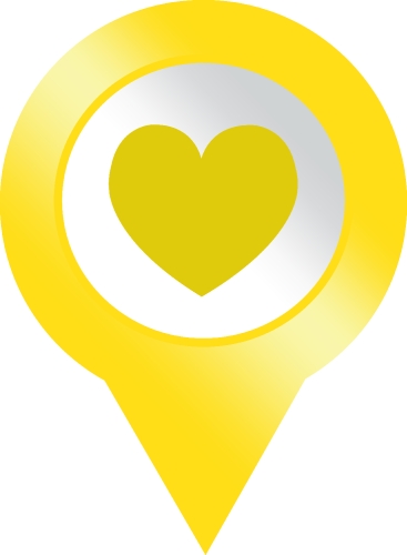 Location pin icon sign symbol design