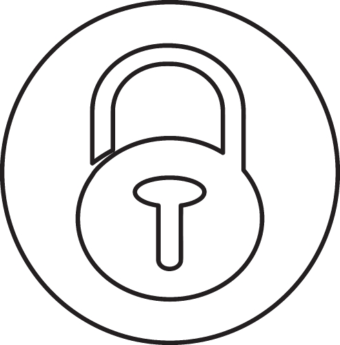 Lock security icon