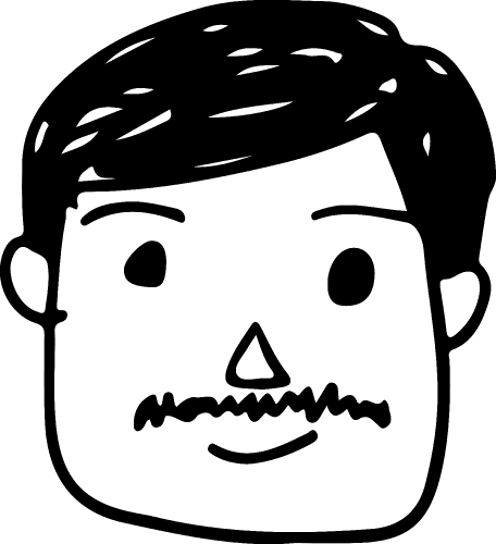 Man face cartoon icon