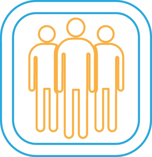 Man icon people sign symbol design