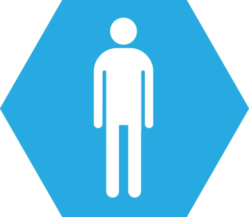 Man icon people sign symbol design