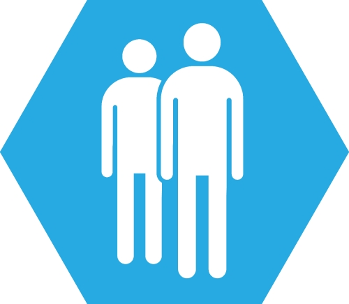 Man icon people sign symbol design