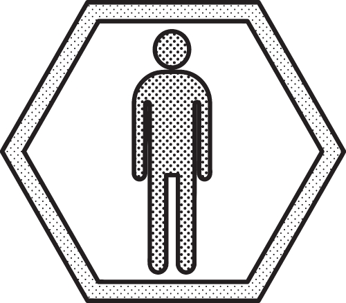 Man icon people sign symbol design