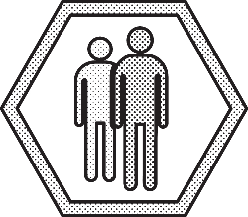 Man icon people sign symbol design