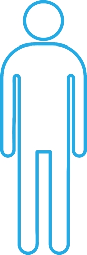 Man icon people sign symbol design