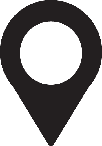 Map pointer pin icon