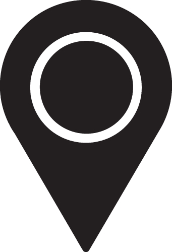 Map pointer pin icon