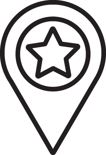 Map pointer pin icon sign design