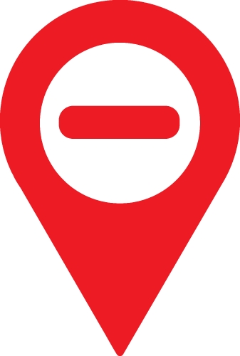 Map pointer pin icon sign design