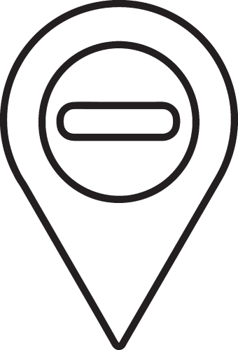 Map pointer pin icon sign design