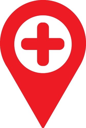 Map pointer pin icon sign design