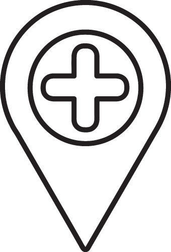 Map pointer pin icon sign design