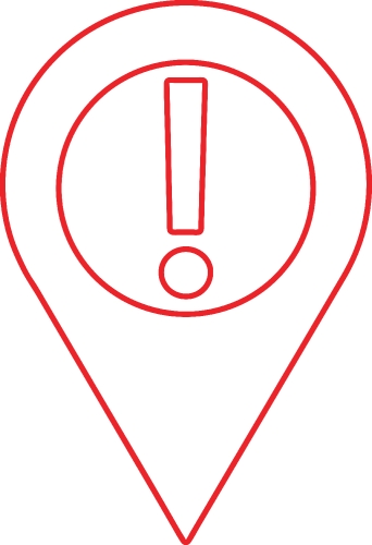 Map pointer pin icon sign design