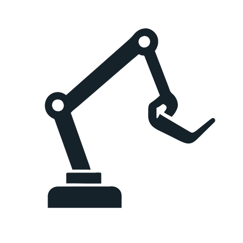 Mechanical arm icon