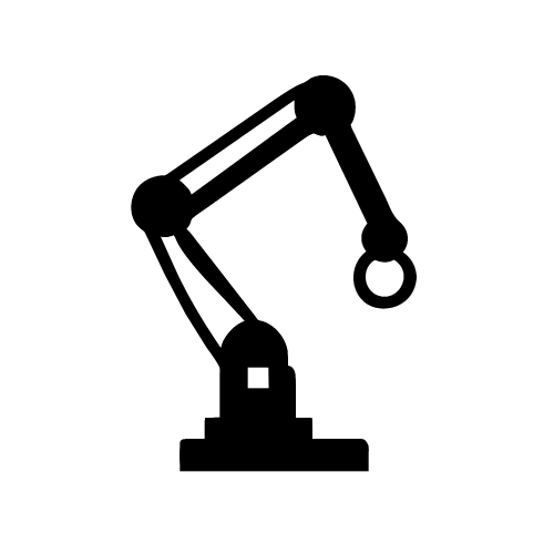 Mechanical arm icon