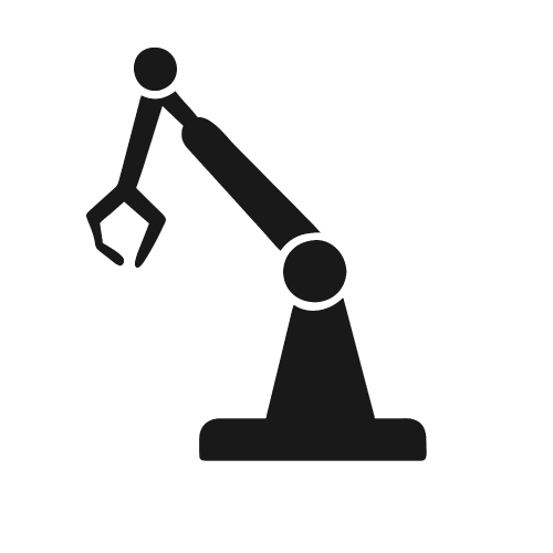 Mechanical arm icon