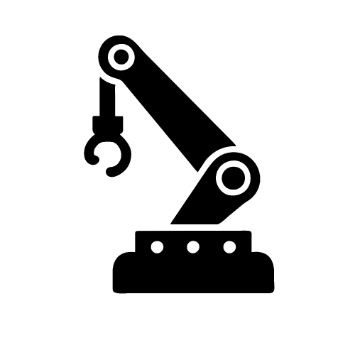 Mechanical arm icon