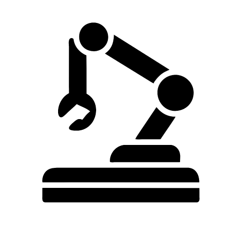 Mechanical arm icon