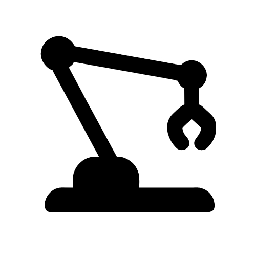 Mechanical arm icon