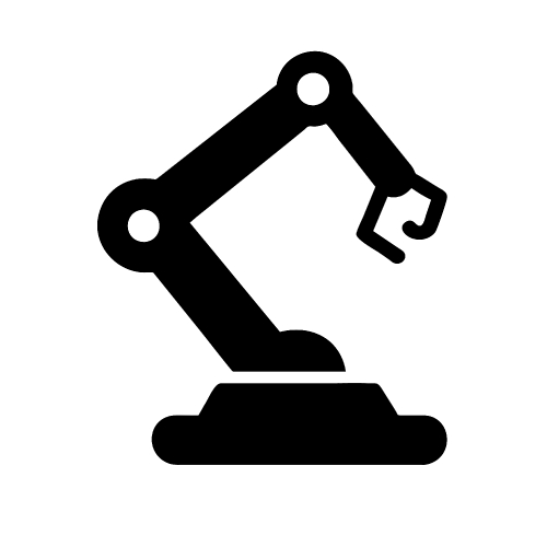 Mechanical arm icon