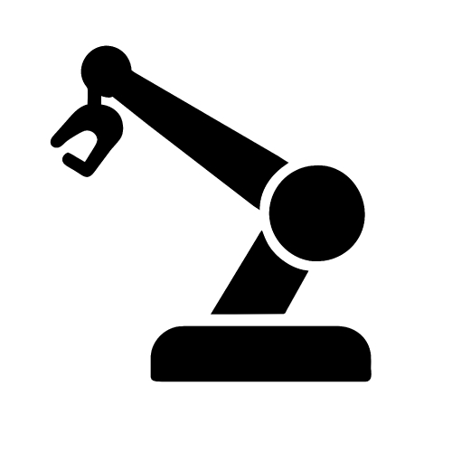 Mechanical arm icon