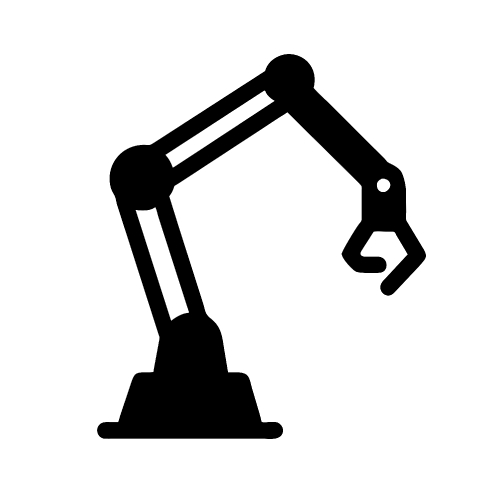 Mechanical arm icon