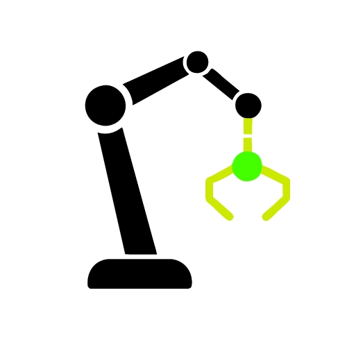 Mechanical arm icon