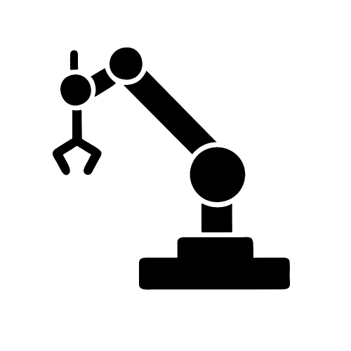 Mechanical arm icon